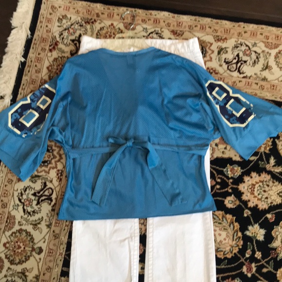 VS GIRLY FOOTBALL JERSEY #8 DALLAS COWBOY COLORS - Picture 7 of 7